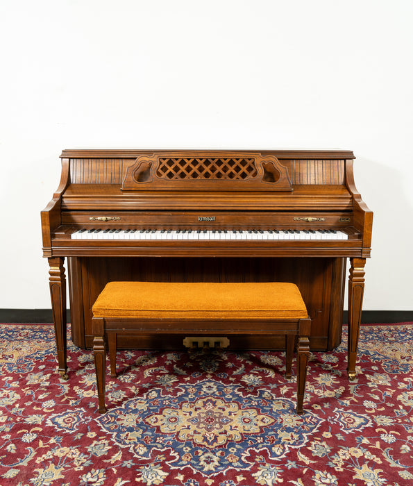 Kimball 4242 Upright Piano | Satin Walnut | SN: D88540 | Used