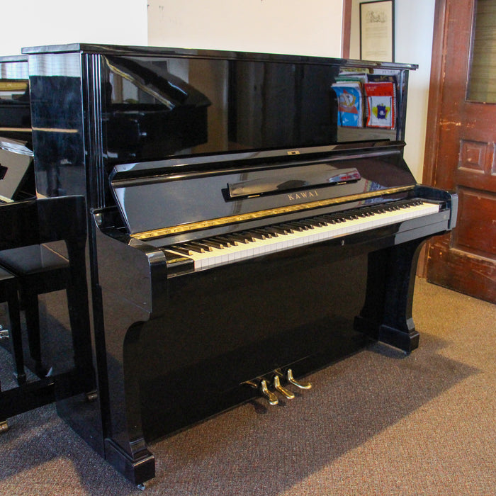 Kawai BL-61 Studio Upright Piano | Polished Ebony