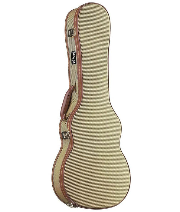 Stagg Gold Tweed Ukulele Case Concert - Housses et étuis pour guitare Stagg Gold Tweed Ukulele Case Concert - Housses et étuis pour guitare
