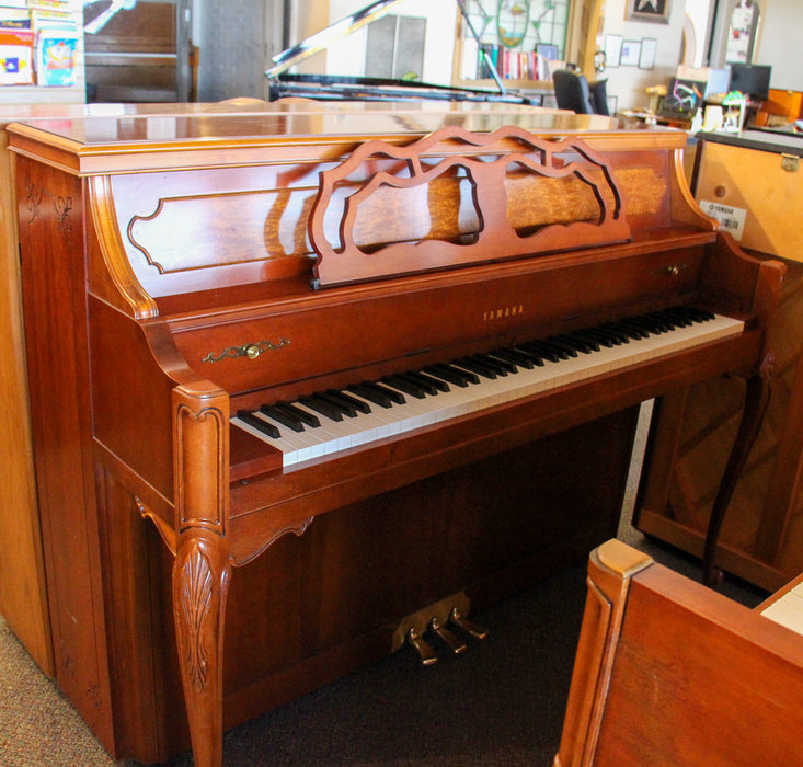 Yamaha M500P Upright Furniture Console Piano | Cherry Finish