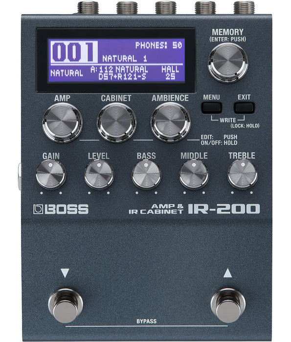 Pre-Owned Boss IR-200 Amp and IR Cabinet Simulator Pedal