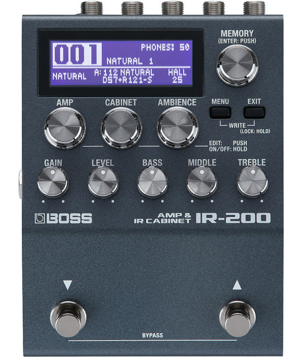 bass simulator pedal Pre-Owned Boss IR-200 Amp and IR Cabinet Simulator Pedalalamomusiccenter.myshopify.comBossGuitar Pedals & Effects — Alamo Music Center