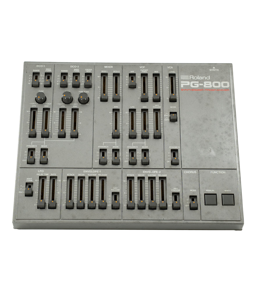Roland PG-800 シンセサイザープログラマー Pre-Owned Roland PG800 Synthesizer Programmer | Used — Alamo Music