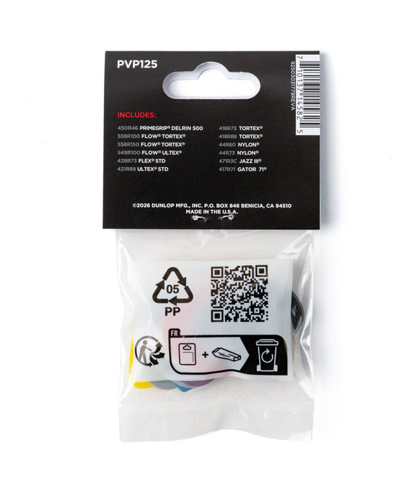 Dunlop Recording Pick Variety Pack - 12 Pack | New
