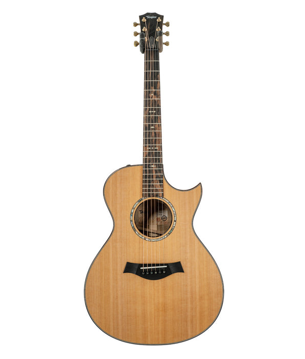 Taylor Custom Grand Concert Acoustic Guitar Factory Visit Hand Picked Woods - Cedar/Tasmanian Myrtle