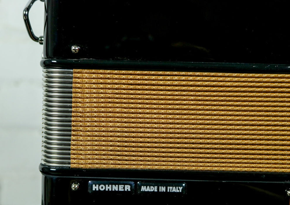 Hohner Anacleto Rey Del Norte TT FBbEb/EAD Accordion Compact Black & Gold