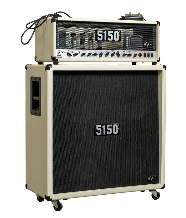 Pre-Owned EVH 5150 Iconic Series 80W Guitar Amp Head & Cabinet - Ivory | Used