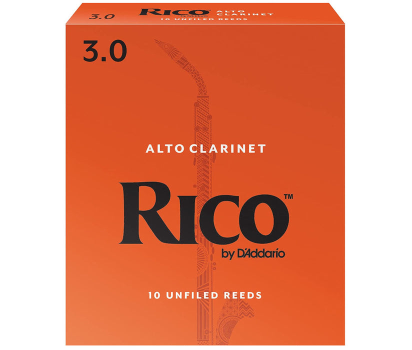 Rico Alto Clarinet Reeds #3, 10pk