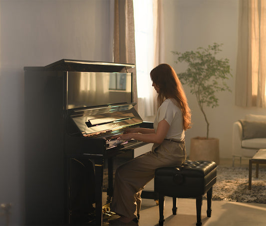 Kawai Master Series MS130 Upright Piano | Polished Ebony | New