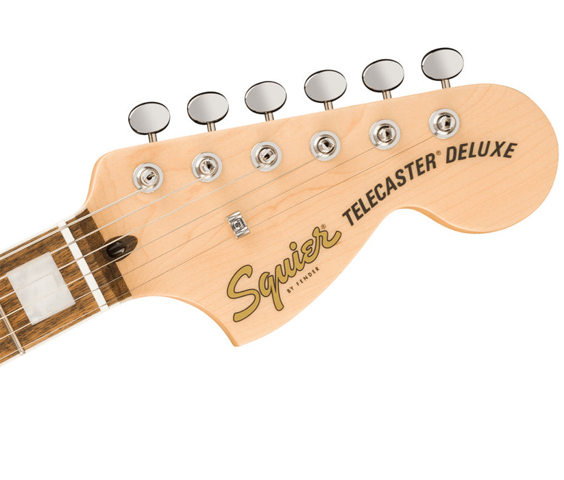 Squier Paranormal Troublemaker Telecaster Deluxe Bigsby Electric Guitar - Honey Sunburst | New