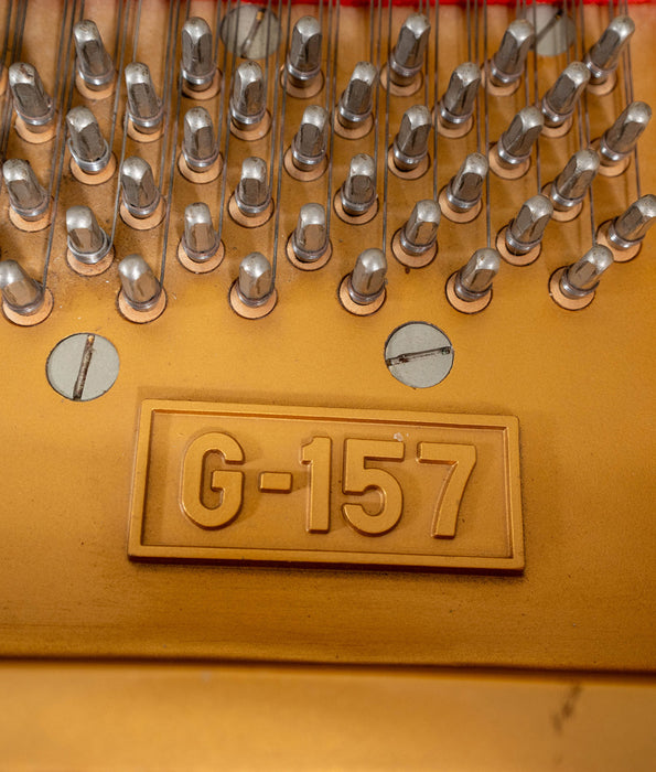 1987 Young Chang G157 Grand Piano in White | Serial No. G026634 | Used