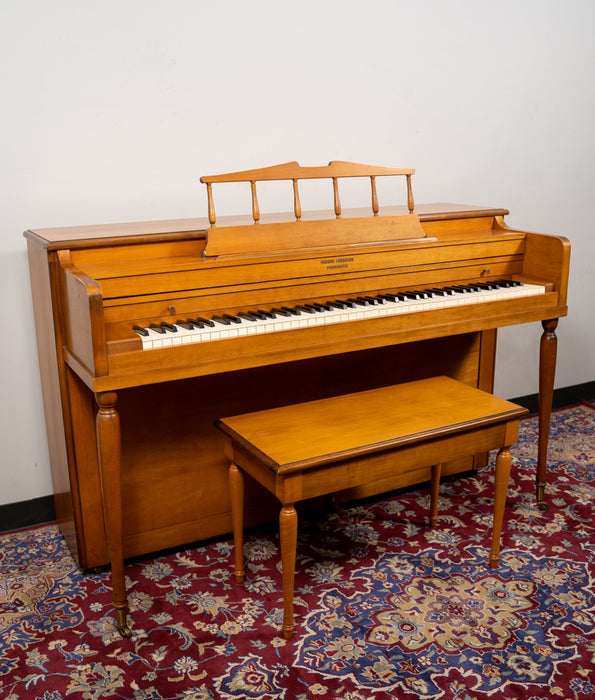 Gordon Laughead Console Piano | Satin Oak | Used