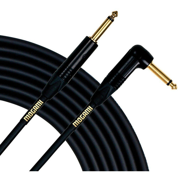 Mogami 10' Gold Angled Instrument Cable