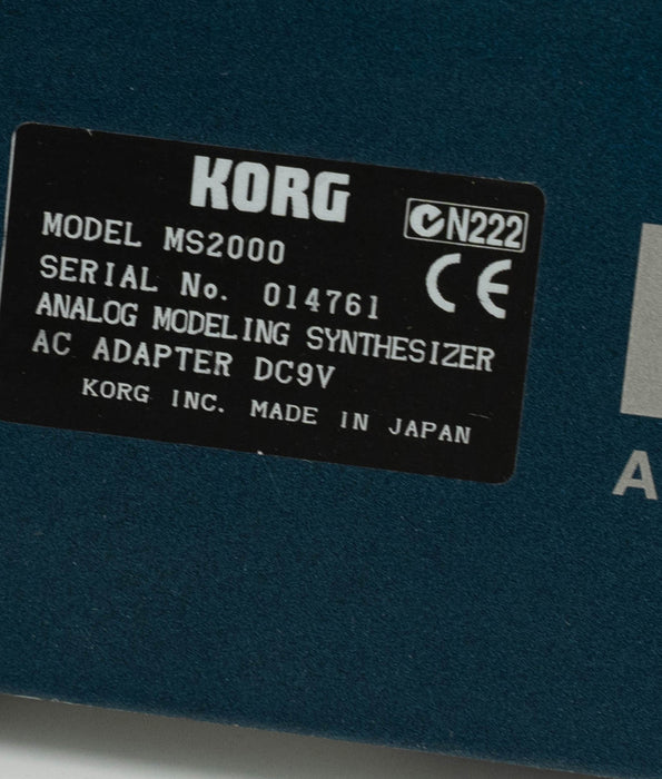 Pre-Owned Korg MS2000 Vintage Synthesizer | Used