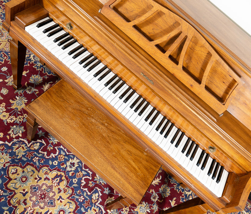 Baldwin 42" Acrosonic Upright Piano | Satin Oak | SN: 1432089