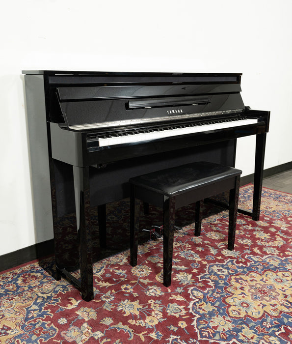 Yamaha NU1 Hybrid Upright Piano | Polished Ebony | SN: UZSP01026 | Used