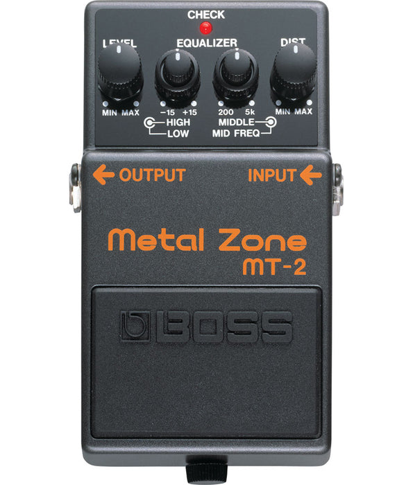 Boss MT-2 Metal Zone Distortion Pedal Bundle