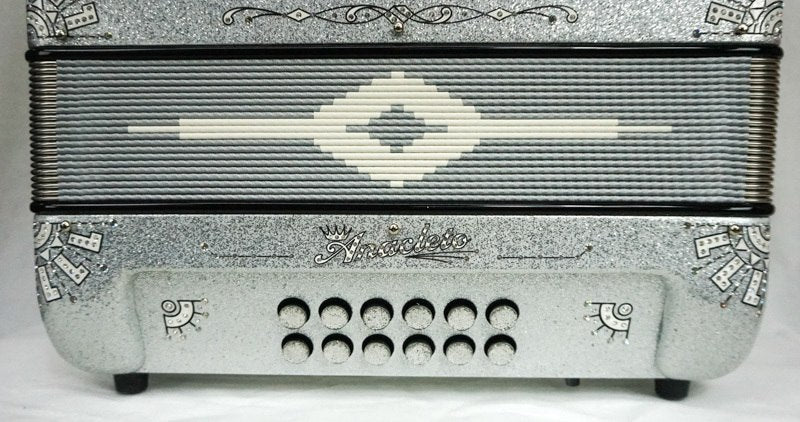 Hohner Anacleto Rey Del Norte III Regular FBbEb Silver