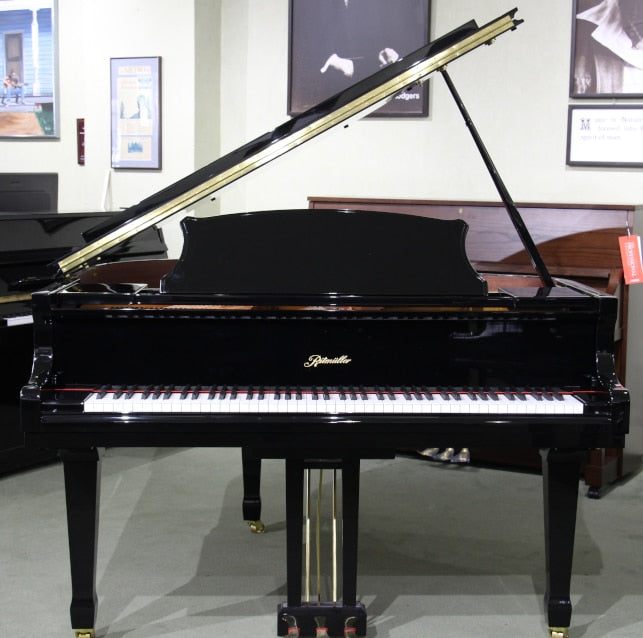 Ritmuller R8 Ebony Polish QRS Player Bundle 4'11" Conventional Grand Piano | New