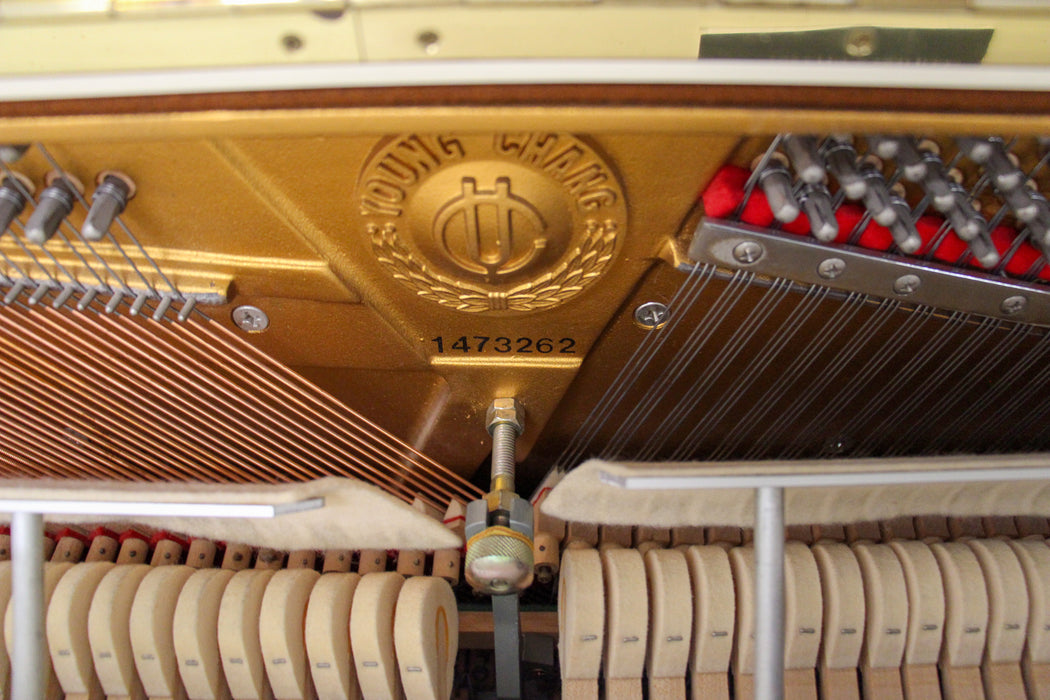 Young Chang E118 White 47" Studio Piano