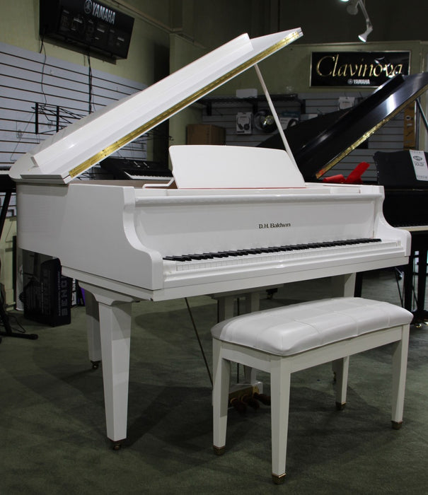 DH Baldwin C142 Baby Grand | Polished White | 53672 | Used