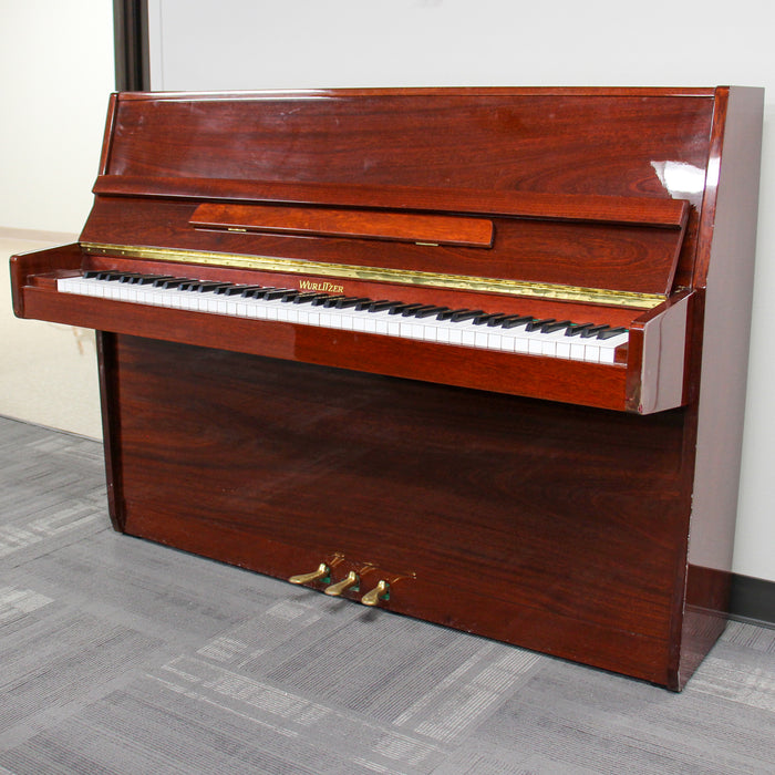 Wurlitzer WP50 Continental Console Piano | Polished Mahogany
