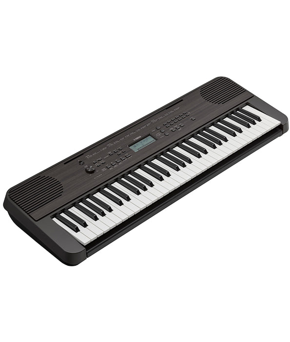 Yamaha PSR-E360 Dark Walnut Keyboard Bundle