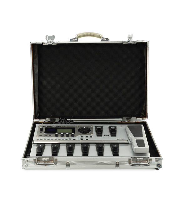 boss gt-10 bass pedal Pre-Owned Boss GT-10 Multi-Effects Pedal w/ Hardshell Case