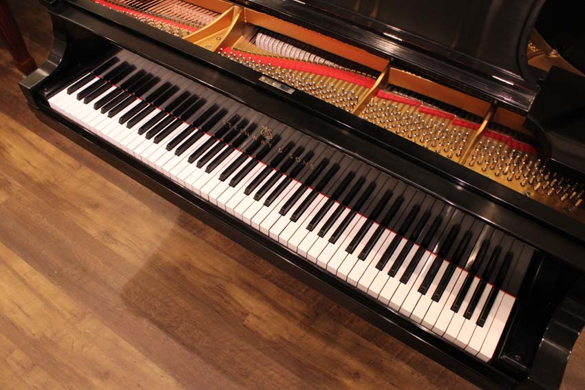1920 Steinway 5'11" Model O Grand Piano | Satin Ebony | SN: 196535 | Used-Alamo Music Center
