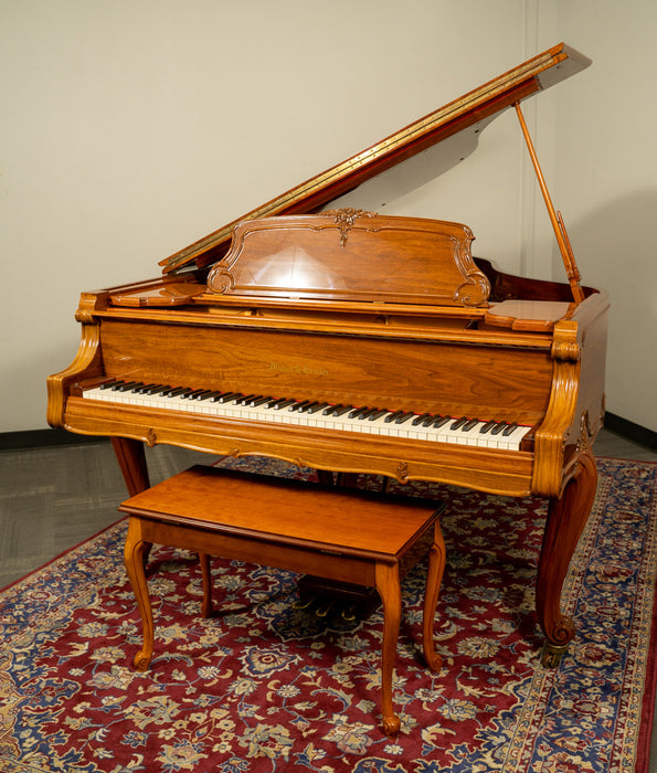 Mason & Hamlin 5'8" Model A Grand Piano | Polished Walnut | SN: 41447 | Used