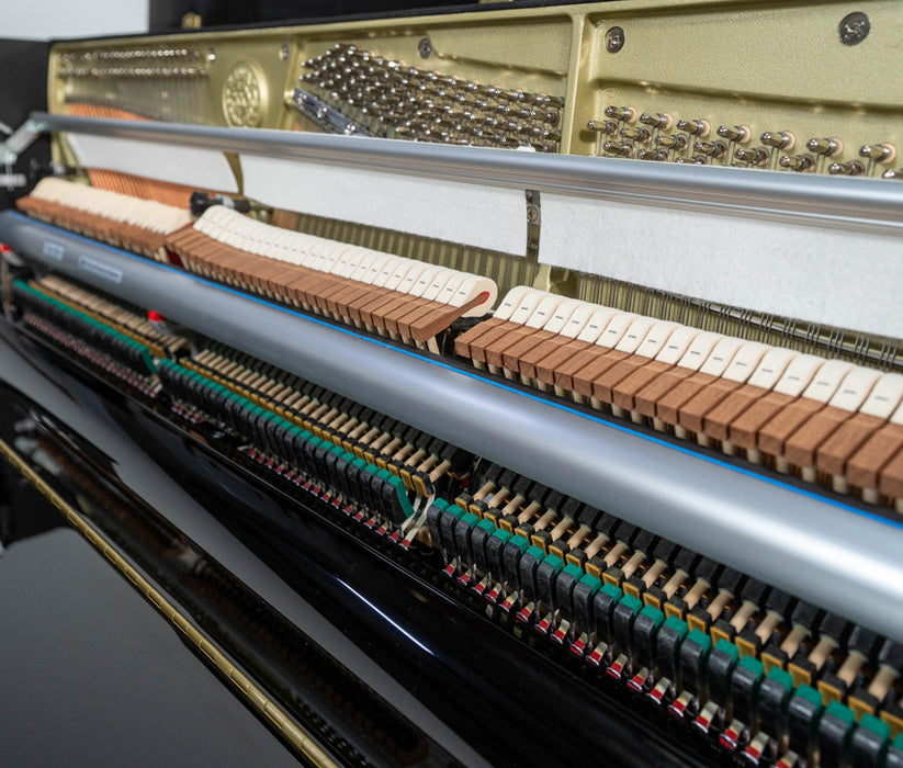 Kawai K300 Studio Upright Piano (2017) | Polished Ebony | Used