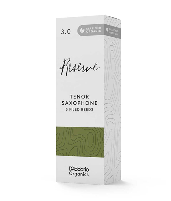 D'Addario Reserve 3.0 Tenor Saxophone Reeds - Box of 5