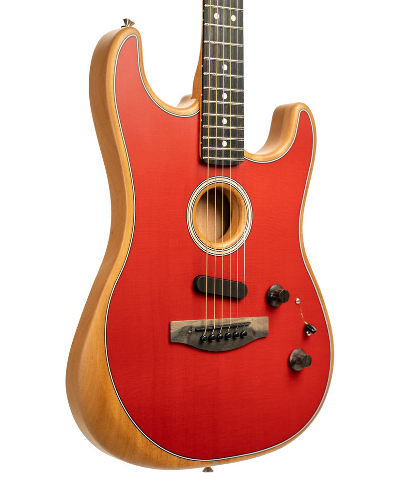 Fender American Acoustasonic Strat, Ebony Fingerboard - Dakota