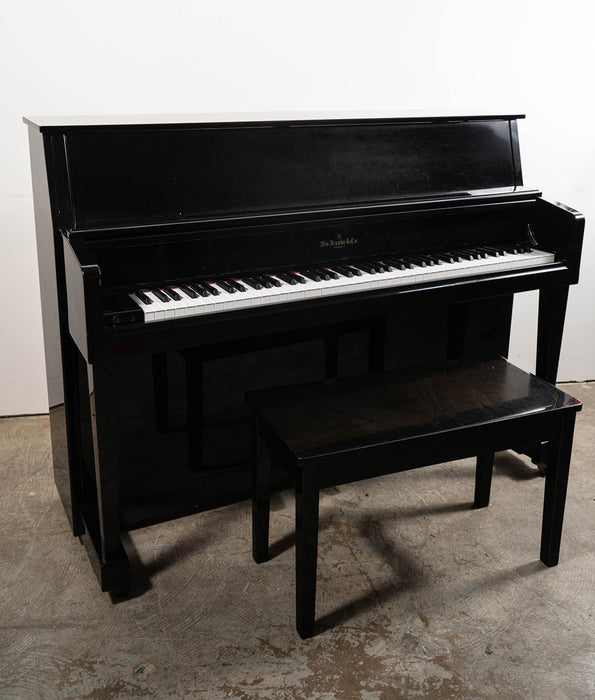 2012 Knabe WMV-245 Upright Piano | Polished Ebony | 43" | Serial No. IKLKU1083 | Used