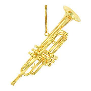 Trumpet Ornament 4.75"