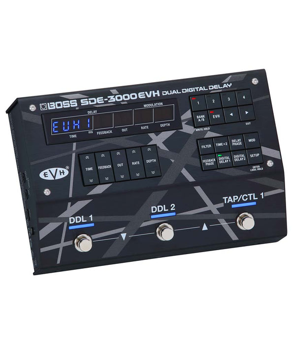 van halen pedal Boss SDE-3000EVH Dual Digital Delay Guitar Pedal