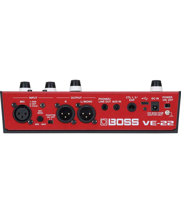 Boss VE-22 Vocal Effects and Looper Pedal