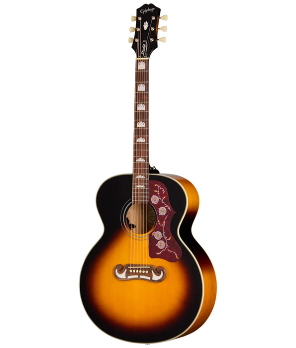 Epiphone J-200 Studio Acoustic- Electric Guitar - Vintage Sunburst | New