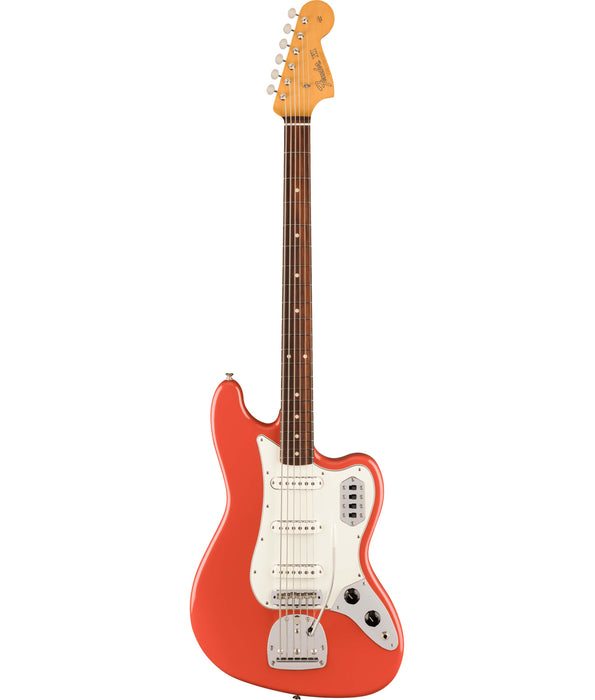 Pre-Owned Fender Vintera II '60s Bass VI, Rosewood Fingerboard - Fiesta Red