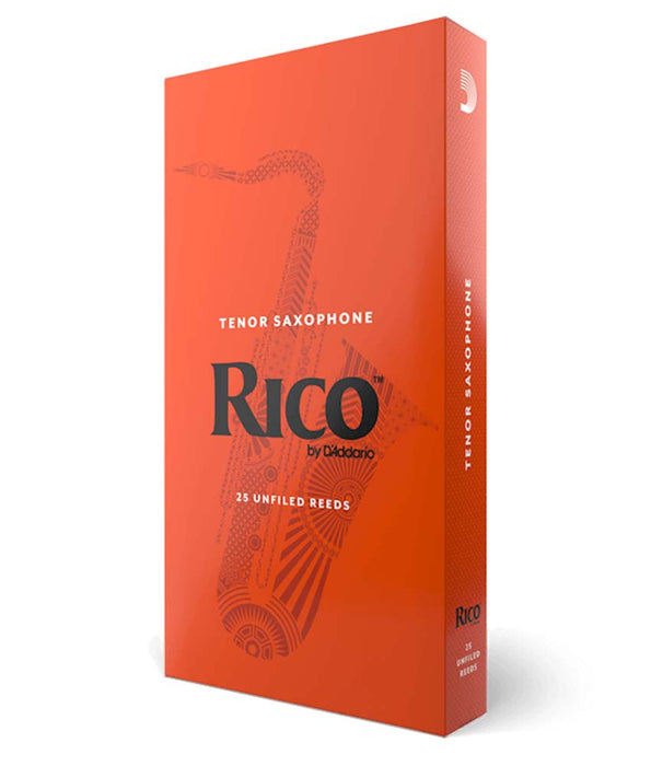 Tenor Sax Rico Reed Rico Reeds #2 Tenor Sax Reeds, 25 pack — Alamo Music Center