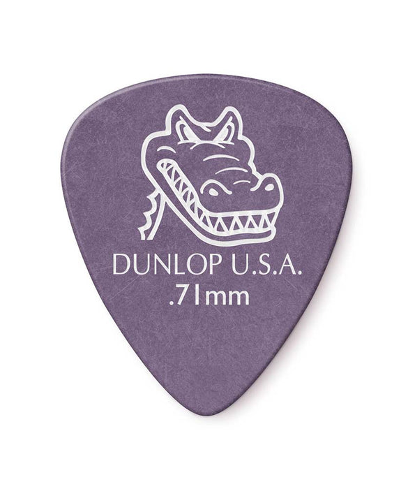 Dunlop 417P071 Gator Grip .71mm Guitar Picks - 12 Pack