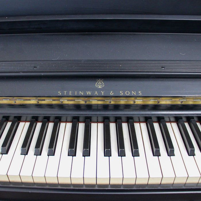 Steinway & Sons "45" Satin Ebony Studio Piano