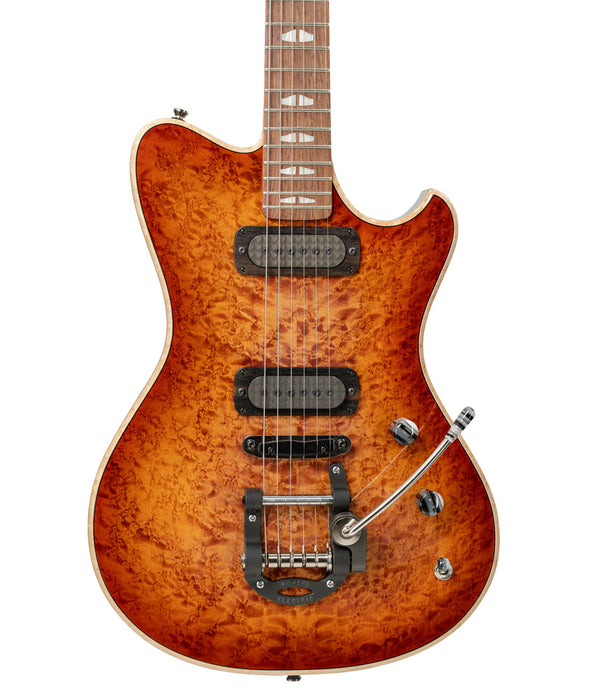 Powers Electric A-Type Custom Birdseye Top FF42 Camtail Electric Guitar - Tucson Dawn