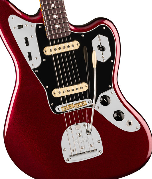 Fender American Professional Jaguar Electric Guitar - Oxblood with Rosewood Fingerboard | New