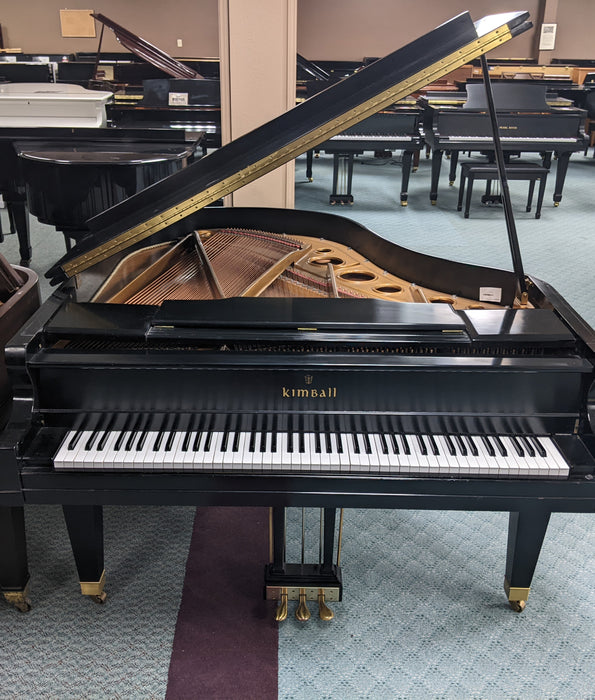 1978 Kimball 520 Baby Grand Piano | Satin Ebony | SN: B28143 | Used