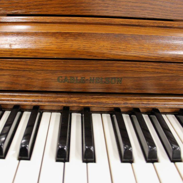Cable-Nelson Oak Spinet Piano