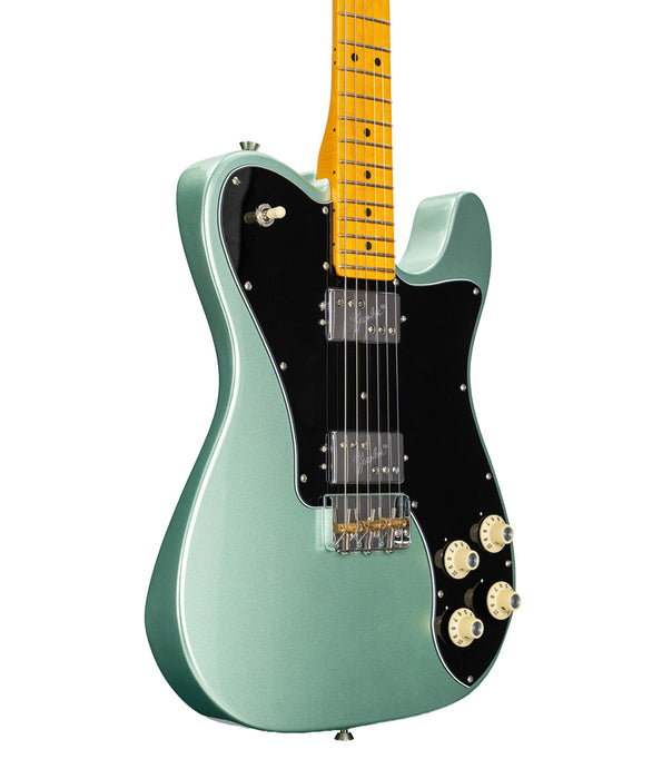 Pre-Owned Fender American Professional II Telecaster Deluxe Electric Guitar - Mystic Surf Green | Used