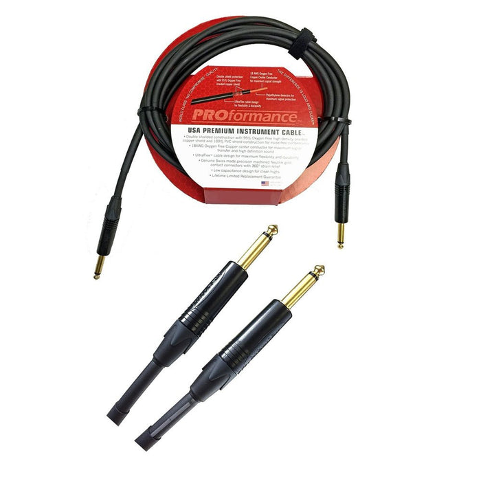 Proformance 10' USA Premium Inst Cable 1/4"-1/4" Straight