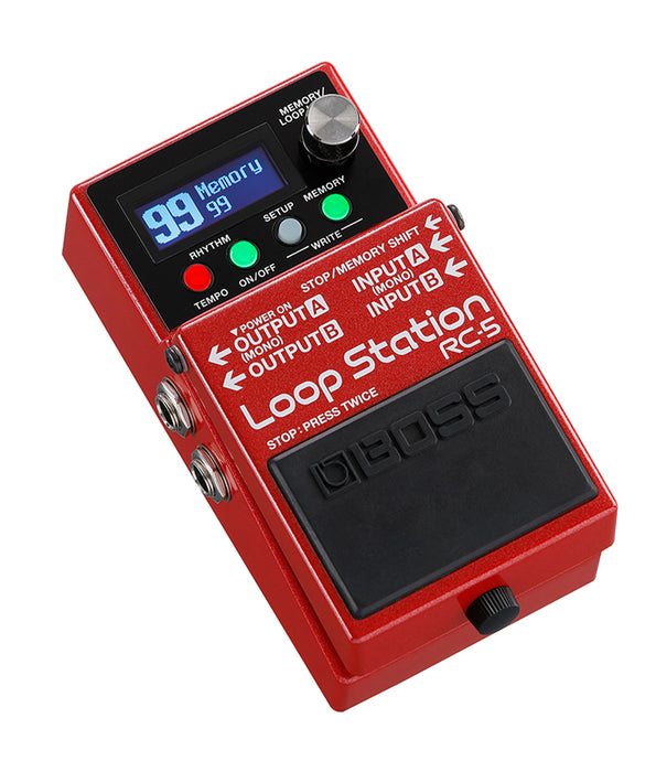 Boss RC-5 Loop Station Pedal Bundle