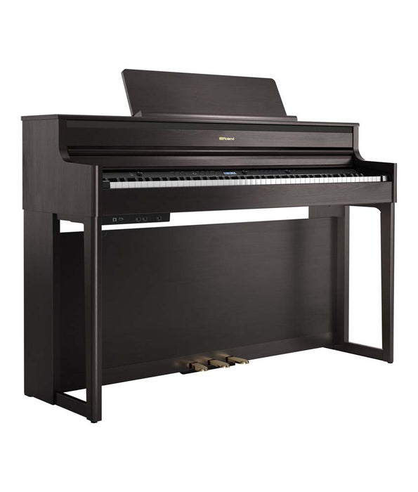 Roland HP704 Digital Piano Kit w/ Stand and Bench - Dark Rosewood | New